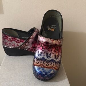 Dansko Women's Vibrant Patterned Clogs